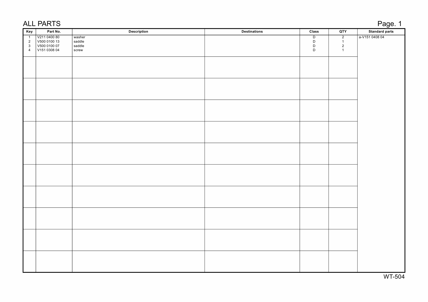 Konica-Minolta Options WT-504 A0PW Parts Manual-6